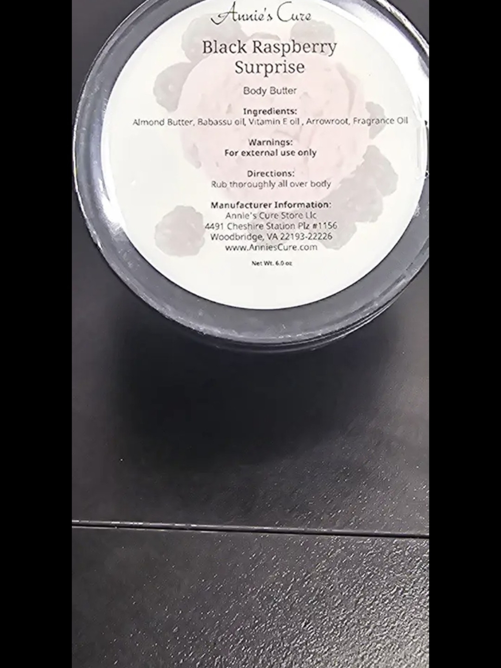 Black Raspberry Surprise Whipped Body Butter - Picture 3 of 3